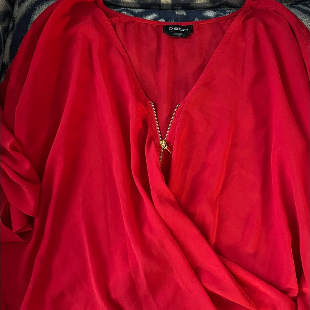 Red Bebe shirt